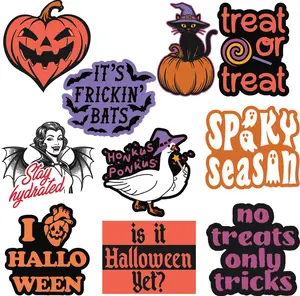 Halloween Sticker Extra Large Stickers for Adults Funny Adhesives with Memes Funny Stickers with Colorful Graphic Decals Halloween  Multi