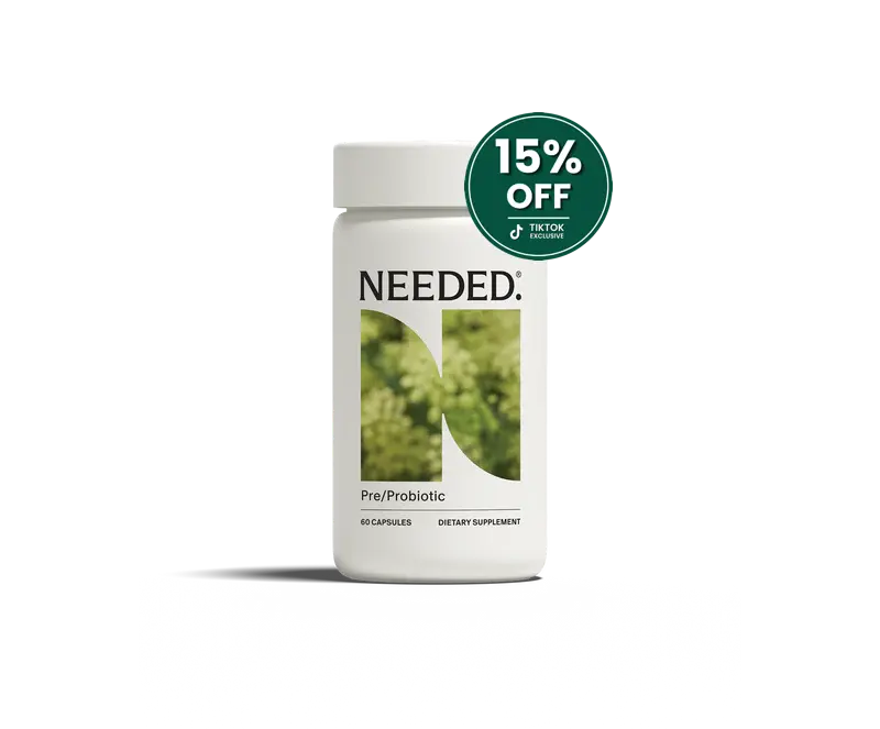 NEEDED. Prenatal Pre/Probiotic - 60 Capsules (1 Month Supply) - 30 Billion CFU Spore-Forming Probiotic Blend - Vaginal & Gut Health - Healthy Microbiome for Mother & Baby - Third-Party Tested - Pregnancy & Breastfeeding Safe