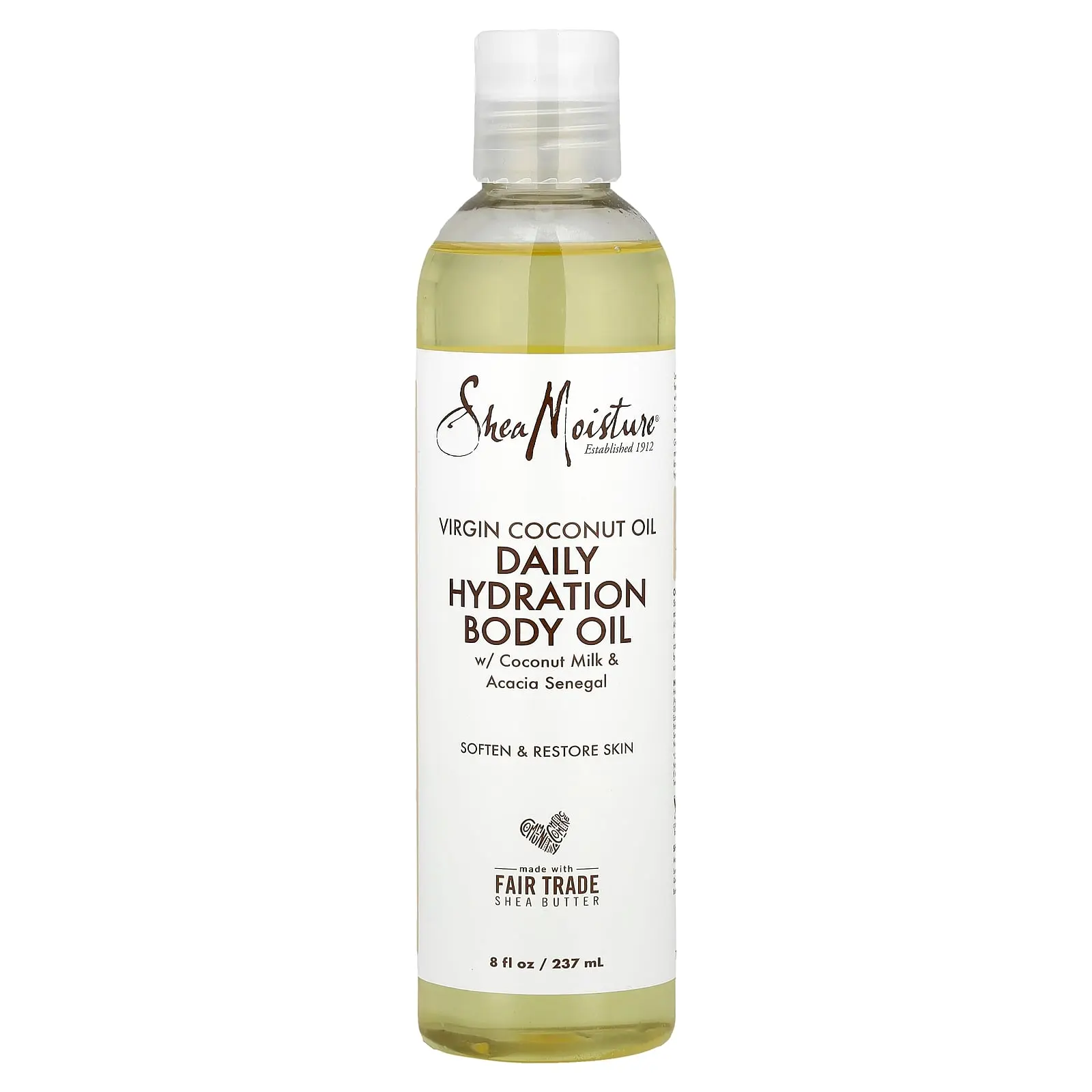 SheaMoisture Virgin Coconut Oil, Daily Hydration Body Oil, 8 fl oz (237 ml)