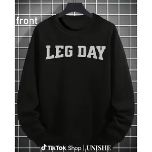 Leg Day Gym Sweatshirt – Oversized Pump Cover for Gifts and Workouts