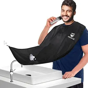 Beard Catcher Apron | Men’s Shaving & Hair Cleanup Bib | No-Mess Grooming Solution Cleansing Hair Care Comfort Cleaning Comfortable Wipe Pad