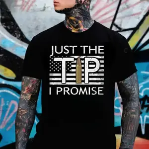 Just The Tip Patriotic Shirt –  Flag Graphic T-Shirt