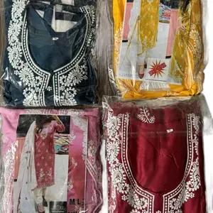 Kurtha Salwar 3 Pcs Set for Women - Traditional Clothing Womenswear Dress