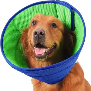 Elizabeth Collar Pet Protective Collar Postoperative Shame Circle Color Matching Dog Cone Protective Cover