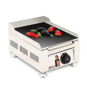 AP-429 Flat Top Griddle | Teppanyaki Grill with Nonstick Coating | Manual | Scapula Included