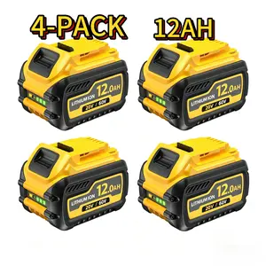4-Pack DeWalt Replacement Tool Battery (DCB609). Specifically designed for cordless power tools, this battery pack delivers stable power output, making it the ideal power source for a wide range of renovation tools, angle grinders, and circular saws.