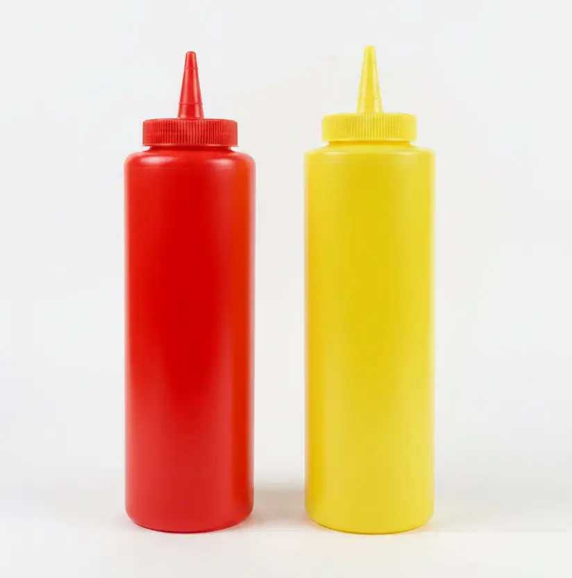 Plastic Ketchup & Mustard 2-Bottle Set Pack, Home Supplies Storage Bottles & Jars Organizer