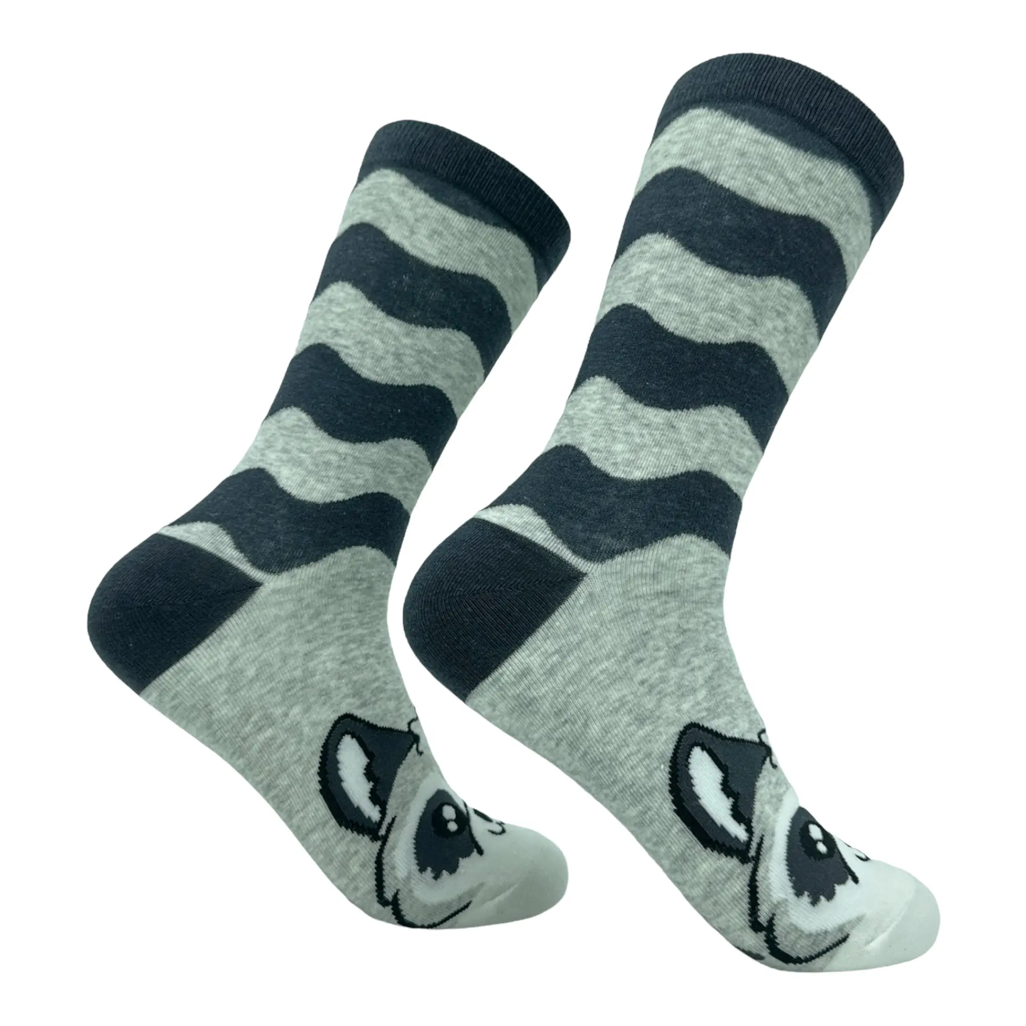 Funny Womens Socks with Animal Print Designs Toe Socks with Cute Faces Funny Graphic Socks Comfortable Fitted Spandex Cotton