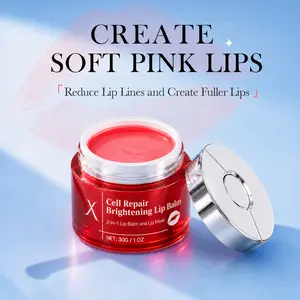 NovacaraX Unisex 2-in-1 Brightening Lip Balm-Lip Mask (30g) - Evens Tone, Amplifies Fullness, Deeply Hydrates, Repairs Dry/Chapped Areas, Long-Lasting Protection, Revives Vitality, Day & Night Use