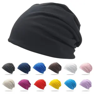 Slouchy Beanie Hats for Women & Men -Ultra-Soft Cotton Cuffed Skull Cap Fashion Style Hipster Lightweight Daily Hat