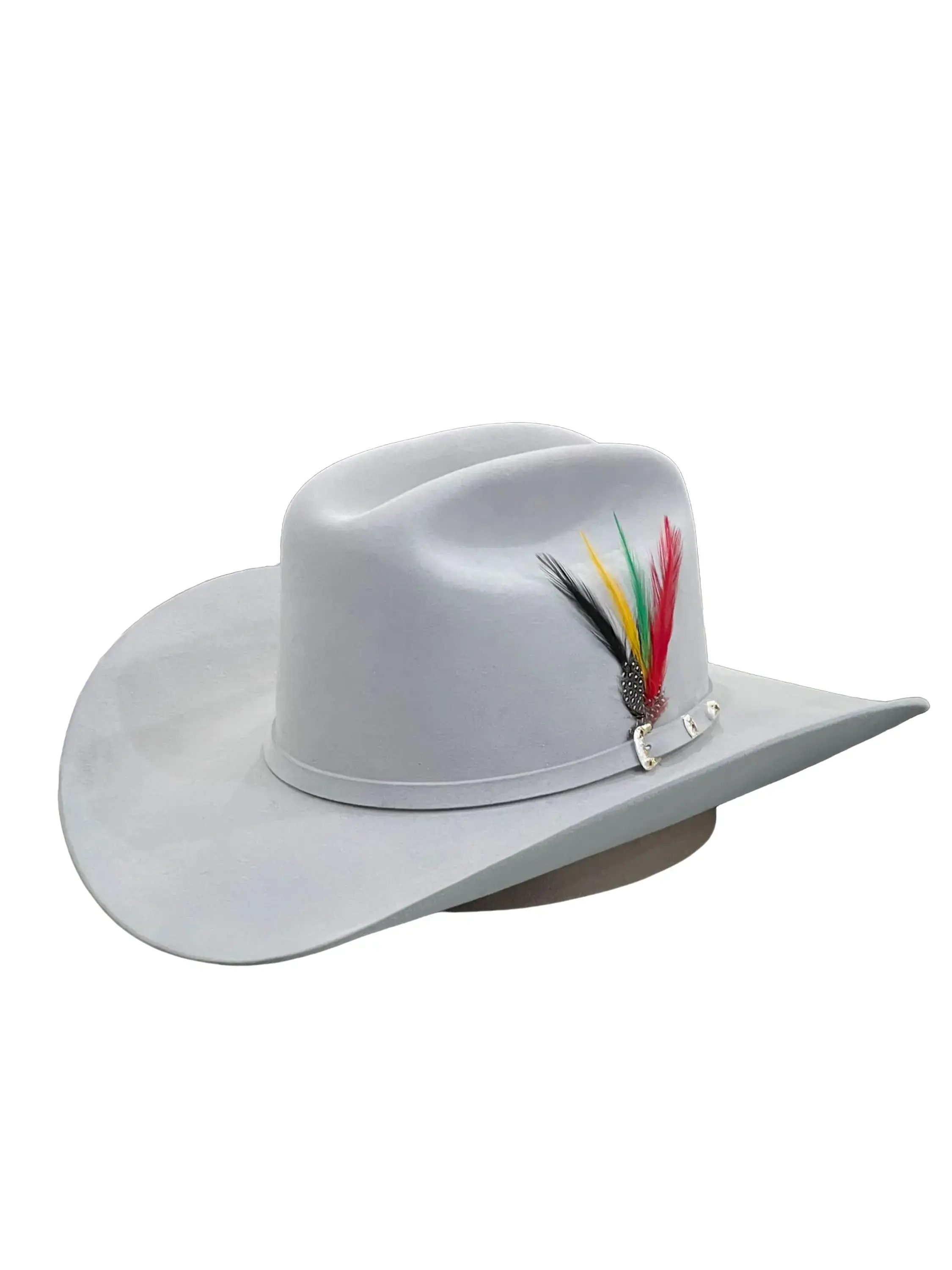 STETSON 30X Mist Grey El Patron Classic Cowboy Hat - Adjustable Fit, 3-Piece Buckle Accents, Premium Quality - Fashionable, Country Western, Old West Styles, Fashionable Hats, Country Western Hats