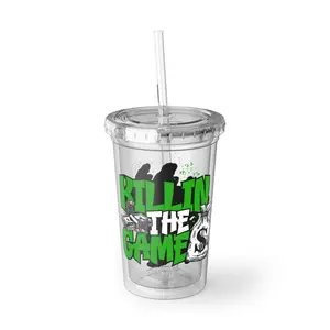 Killin The Game Suave Acrylic Cup Bottle Drinkware