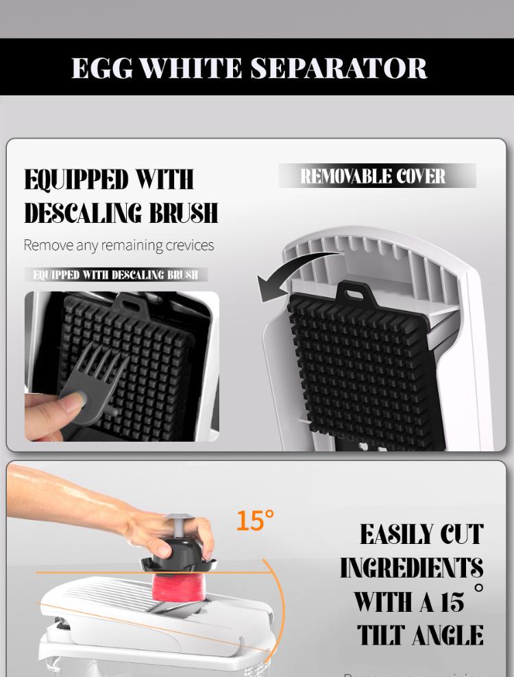 8-Blade Vegetable Chopper Food Slicer Pro SetOnion Chopper, Cabbage SaladChopping,Stainless Steel Blades, HomeUtensils,Cooking Kitchen Gadget