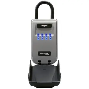 Light Up Dial Portable Button Lock Box