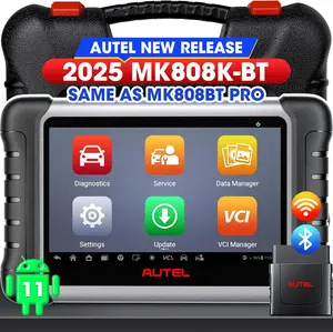 Autel MaxiCOM MK808K-BT, BT Bidirectional Car Diagnostic Tool, Active Tests, 28+ Services, All-System Diagnostics, FCA SGW Cars, OS11