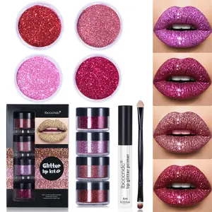 ibcccndc Glitter Lip Gloss Set – Shiny, Hydrating & Sparkling Finish (01)