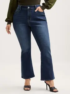 【Summer Turn-Up】【Y2K】【Pocket Approved】BlOOMCHIC plus size Butt-Lifting Sculpted Bootcut Jeans Pocket Spandex [M-6X] 2026 Summer Pick for Mother's Day