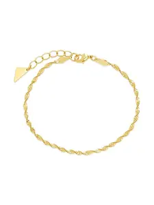Blakely Twisted Herringbone Chain Bracelet