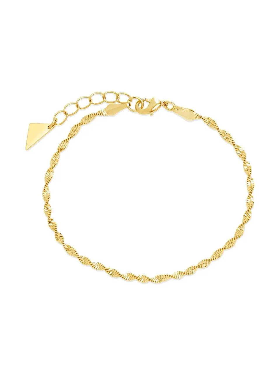 Blakely Twisted Herringbone Chain Bracelet