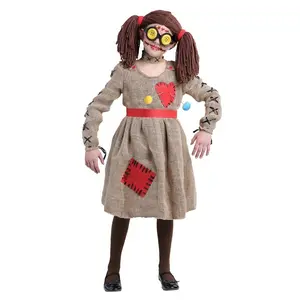 Burlap Voodoo Doll Girls Costume