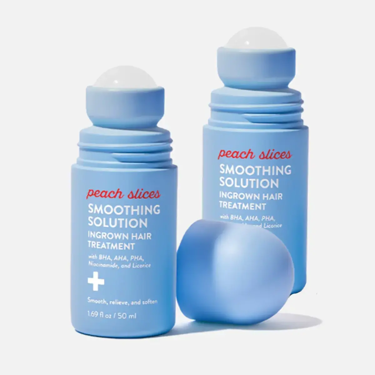 Peach Slices Smoothing Solution Ingrown Hair Treatment with Peach & Lily for Silky Smooth Bump-Free Skin Licorice Soften