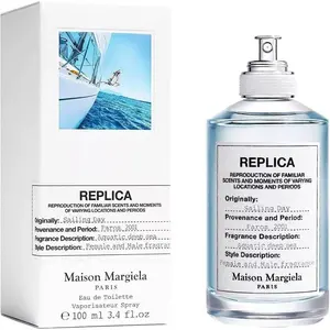 Maison Margiela Replica Sailing Day Unisex Floral Woody Amber EDT - 3.4 oz, New in Box, Pocket-Size Floral Unisex Fragrance, Fragrances for Sale