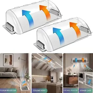 Strong Magnetic Air Vent Deflector 2 Pack – Adjustable 9" to 15.5" Vent Covers for Floor, Wall, Ceiling Registers tiktokshopspringglowup summervibes