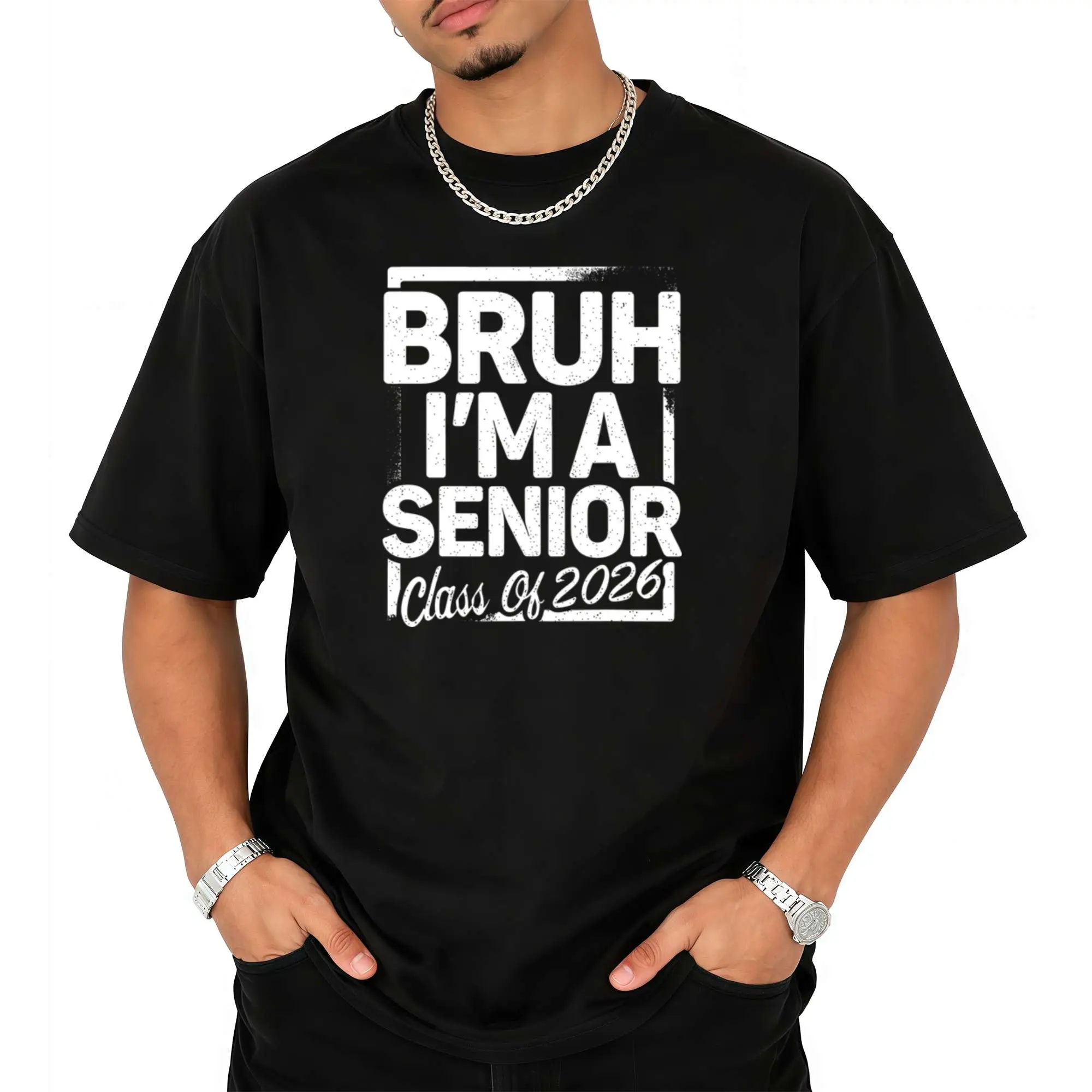 Senior Year 2026 Bold Vintage T Shirt with Graduation Class Humor