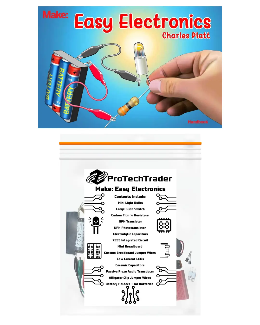 Make: Easy Electronics Component Pack - Learn Basic Electronics for Easy Electronics by Charles Platt