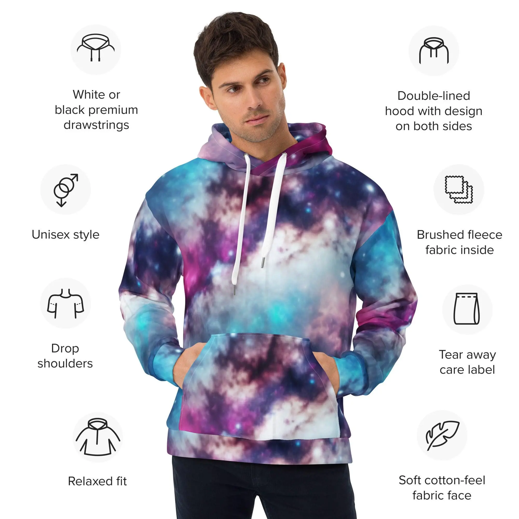 off white hoodie galaxy - TikTok Shop