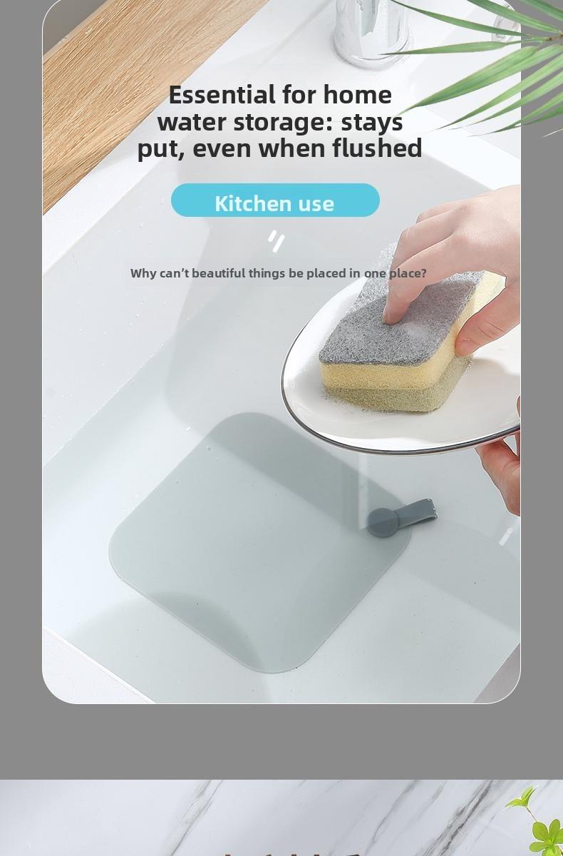 Drain Cover - Bathroom Underfloor Drain Odor Prevention and Deodorization Device - Insect Repellent Drain Outlet Sealing Silicone Pad - Bathroom