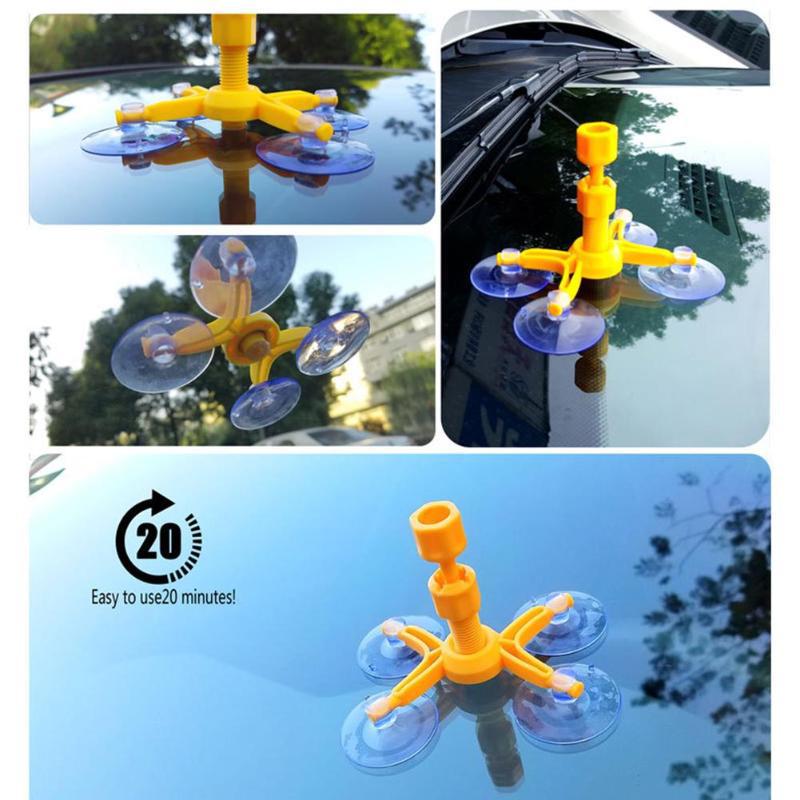 Car Windshield Repair Kit, Glass Scratch & Crack Repair Tool for Car Window Screen Polishing