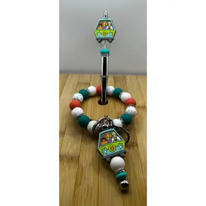 Scooby gang wristlet and pen