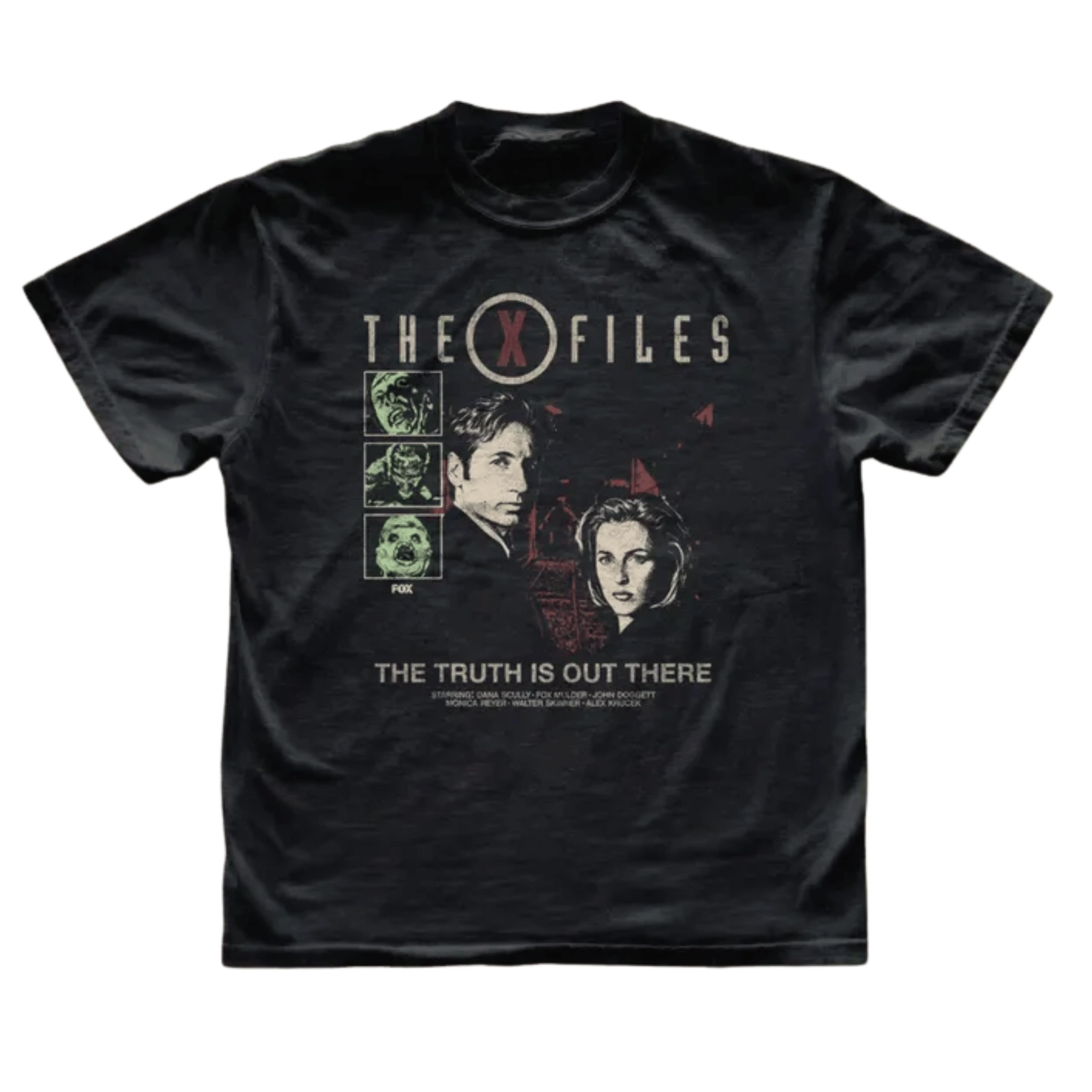 Gildan Men's and Women's T-Shirt, Vintage Mulder and Scully Graphic Tee, The X Files Sci-Fi Horror Shirt, David Duchovny Gillian Anderson Top, The Truth Is Out There Quote, Retro 90s Cult TV Show Merch, Bootleg Apparel, Gift for Sci Fi Fans, Unisex