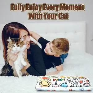 27.6" Cat Grooming Wrap for Cutting Nails Cat Restraint for Nail Clipping Cat Swaddle Wrap Cat Burrito Wrap Anti-Scratch Anti-Escape (Within 20 Lbs)