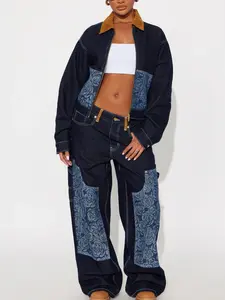 Essex Loose Utility Jeans - Dark Denim