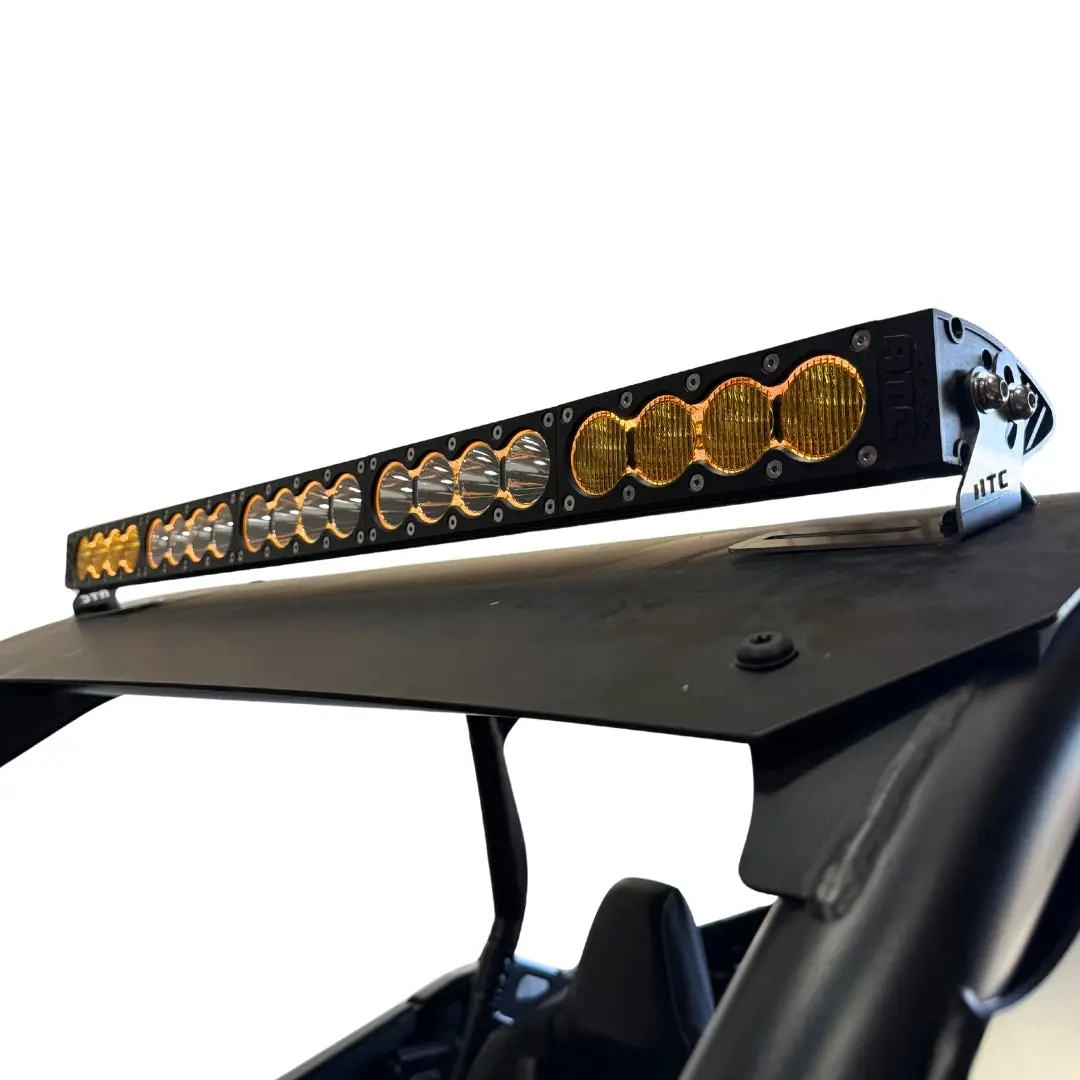 ATC COMP4 LED Off-Road Light Bars with Amber Backlighting, optional flood lens, comes in amber