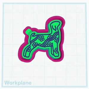 Groovy Goat Freshie Mold