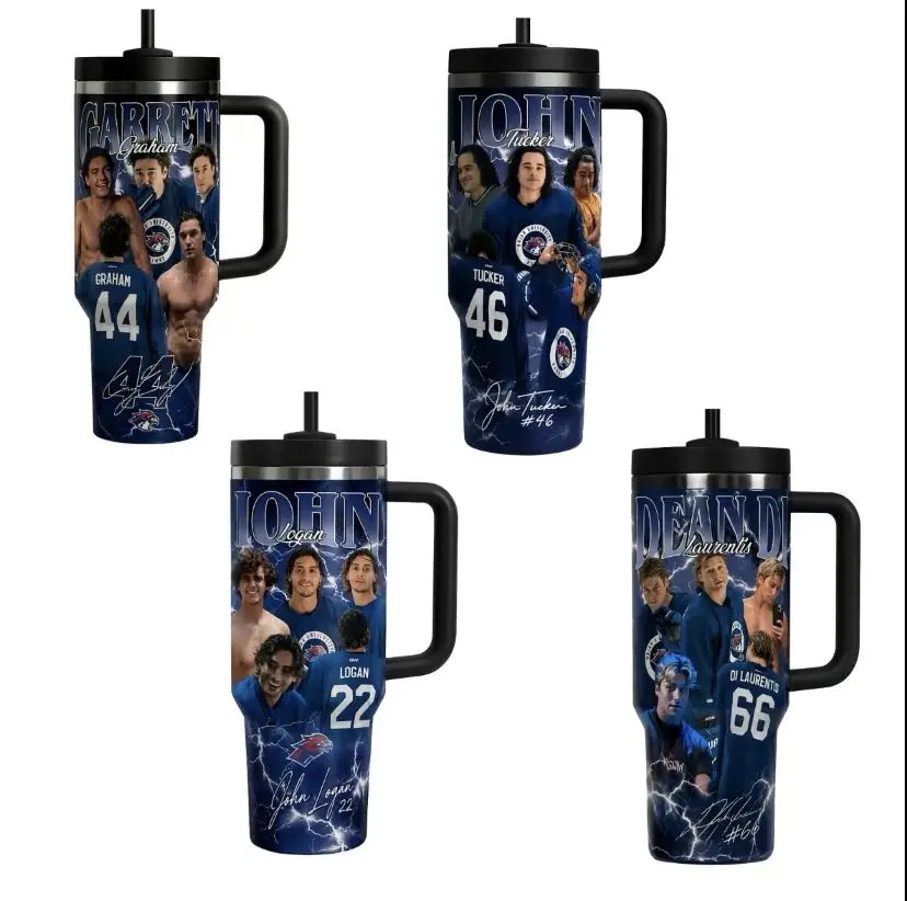 OffCamp Tumbler 40oz ,Hockey Team Tumbler For Romantic Hockey Fan Gift