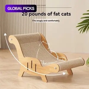 Durable Cat Scratching Post, Sisal Material, Anti-Slip Base, Pet Toy & Bed, Self-Cleaning Kitty Lounge Chair, Ideal Gift for Cats, Sisal Scratching Posts #GLOBAL PICKS