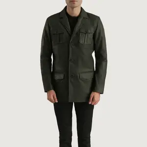 Ray Cutler Leather Blazer
