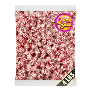 Peppermint Jumbo Mints - 4 Pound Bag - Bulk Jumbo Mints - Individually Wrapped Candies