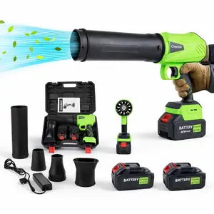 Cheetah Turbo Jet Blower - High Pressure Cordless Air Blower for Car Drying, Leaf Blower, Snow Removal & Dust Cleaning, Handheld Powerful Electric Air Duster for Home Garage Garden Outdoor (Gift Ready)