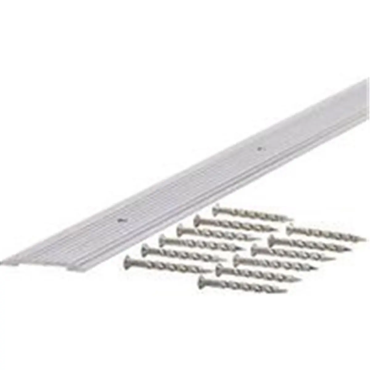 M-D Building Products Fluted Edge Aluminium Floor Transition Strip, 36 in. Silver Seam Binder for Tile, Vinyl, Linoleum – Covers Seams and Joints (Sports & Outdoor Water Sports Sailing Use), Fluted Seam Binder