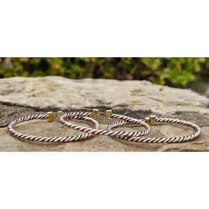 Thin Twist Copper & Aluminum Unisex Bracelet