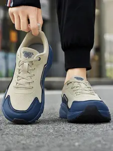Unisex Wide Width Mesh Breathable Athletic Running Shoes Wide Toe Non-Squeezing Soft Elastic Cushion Sports Casual Shoes Sneaker