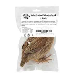 Undique Dehydrated Whole Quail for Bird Dog Training & Falconry - 1 Pack US Product