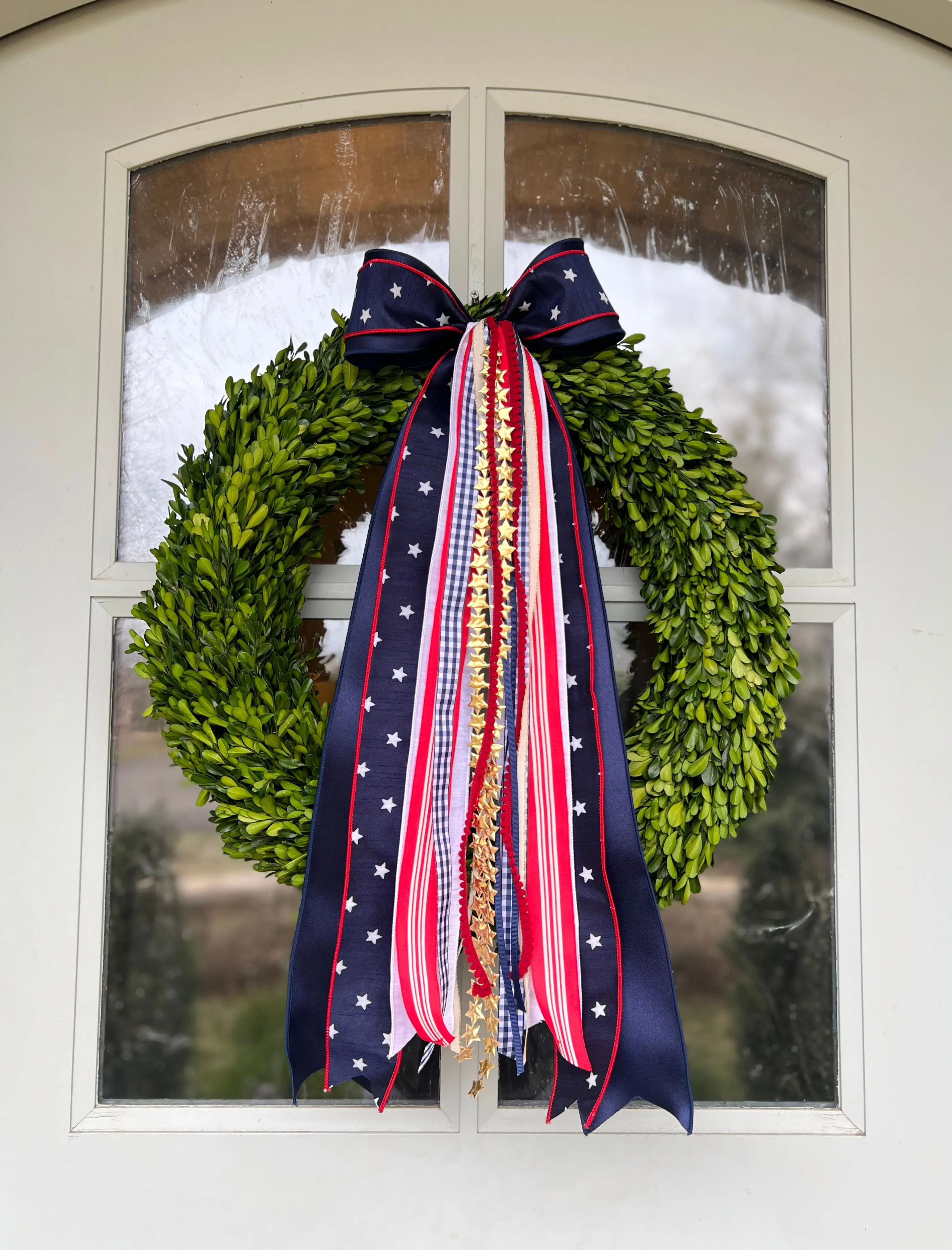 Old Glory Wreath Ribbon
