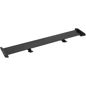GT Wing Car Spoiler, 43.3 inch Universal Spoiler with Single Deck, Adjustable Lightweight Aluminum, Car Rear Spoiler Wing, Racing Spoiler BGW/JDM Drift Black