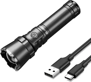 KLARUS EP12 Ultra Bright 30W 2000LM Zoomable Flashlight 2460 Feet Long Throw Adjustable Focus Floodlight Spotlight